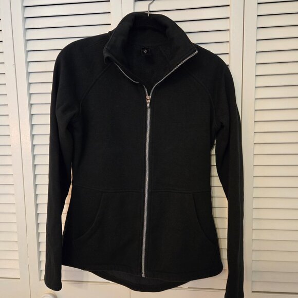 Skechers Black French Terry Full Zip Jacket - Size S - Picture 1 of 6